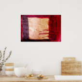 Originele Abstracte Art Print - Rothko Style (Keuken)