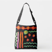 Originele Abstracte Digitale Schildering op Tas (Voorkant)