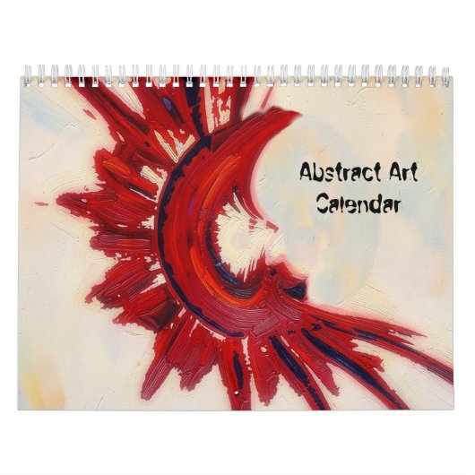 Originele Abstracte Fotografische Kunstkalender Kalender (Hoes)