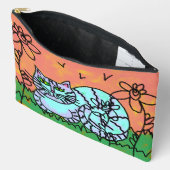 Originele Abstracte Kataart Etui (Open)