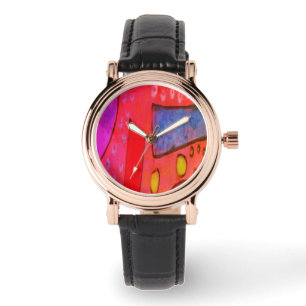 Originele Abstracte Kunst aan Draag Horloge