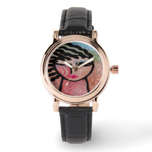 Originele Abstracte Kunst aan Draag Horloge