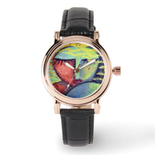Originele Abstracte Kunst aan Draag Horloge
