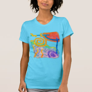 Originele Abstracte Kunst aan Draag T-shirt