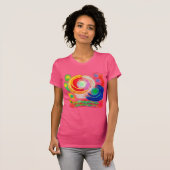 Originele Abstracte Kunst aan Draag T-shirt (Voorkant volledig)