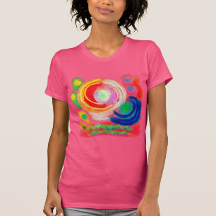 Originele Abstracte Kunst aan Draag T-shirt