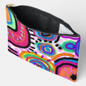 Originele Abstracte kunst Accessoires pouch Etui (Open)