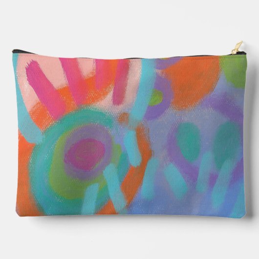 Originele Abstracte kunst Draag Alle Pouch Etui (Achterkant)