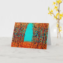 originele abstracte kunst Herfst Kleur