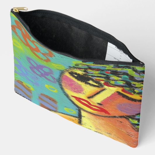 Originele Abstracte kunst om mee te nemen Etui (Open)