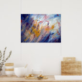 Originele Abstracte Kunst Poster (Keuken)
