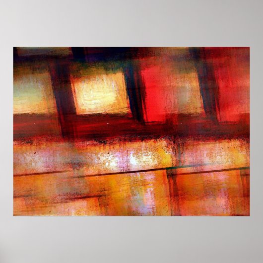 Originele Abstracte Kunst Poster Print (Voorkant)