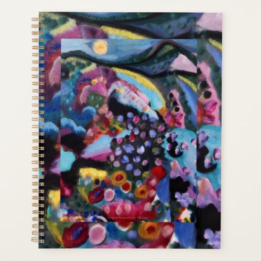 Originele Abstracte Kunst van T.R.Sapp Planner (Voorkant)