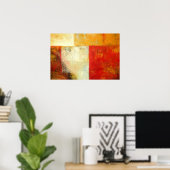Originele Abstracte Kunstprint - Moderne Wanddecor Poster (Thuiskantoor)