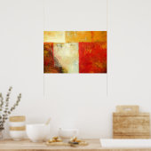 Originele Abstracte Kunstprint - Moderne Wanddecor Poster (Keuken)