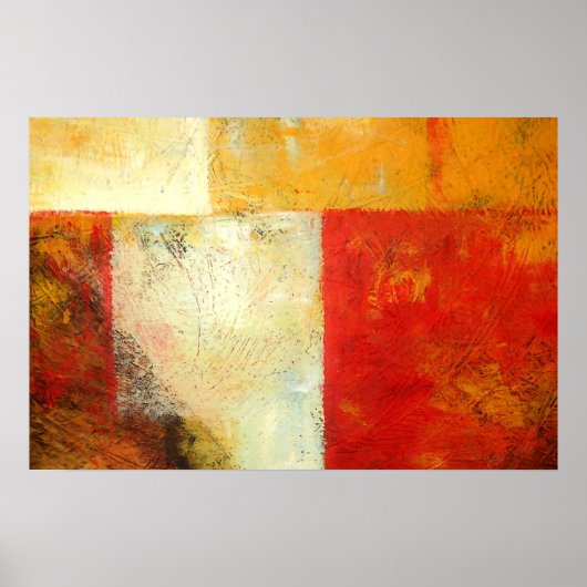 Originele Abstracte Kunstprint - Moderne Wanddecor Poster (Voorkant)