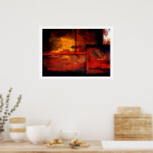 Originele Abstracte Kunstprintposter Poster (Keuken)