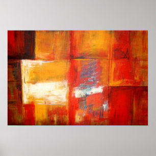 Originele Abstracte schilderkunst Print