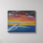 Originele acrylverfafdruk canvas afdruk (Voorkant)