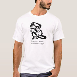 Originele afbeelding - BONOBO - Bedreigde dieren - T-shirt
