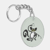 Originele afbeelding - Cool AYE-AYE - Natuur Sleutelhanger (Voorkant Links)