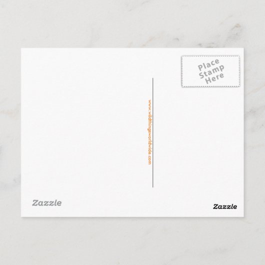 Originele afbeelding - ORANGUTAN - Bedreigde soort Briefkaart (Achterkant)