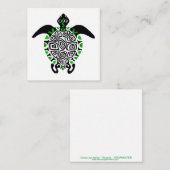 Originele afbeelding - Zeeen SCHILDPAD- Conservati Notitiekaartje (Voorkant / Achterkant)