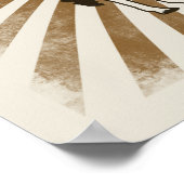 Originele Afrikaanse Giraffe Poster (Hoek)