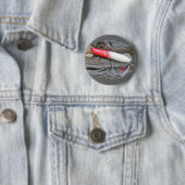 Originele AJS-potlood Popper Vist Lure Ronde Button 5,7 Cm (In situ)