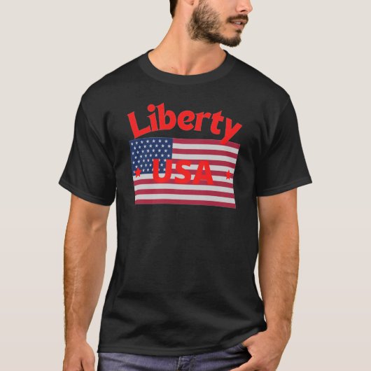 Originele Amerikaanse Vlag, klassieke t - shirts (Voorkant)