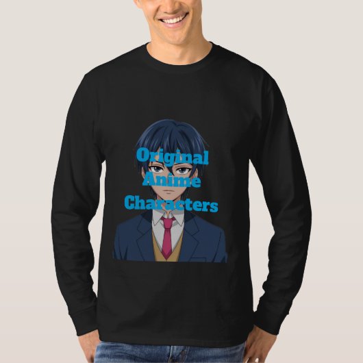 Originele Anime Karakters T-shirt (Voorkant)