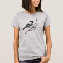 Originele Aquarel Katwilg & Mees Vogel T-shirt