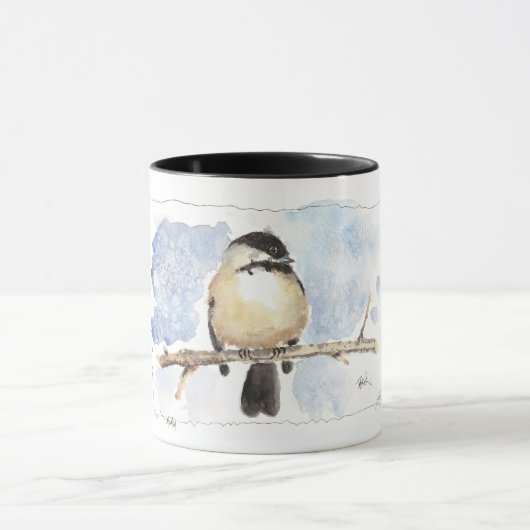 Originele Art Chickadee Mok (Midden)