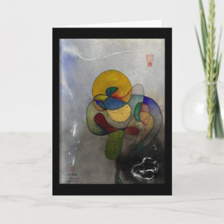 Originele Art Kaart "Het cadeau"