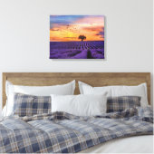 Originele Art Lone Tree Peaceful Scenery Canvas Afdruk (Insitu (Slaapkamer))