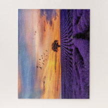 Originele Art Lone Tree Peaceful Scenery