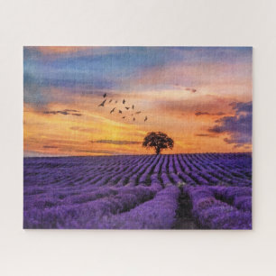 Originele Art Lone Tree Peaceful Scenery Legpuzzel
