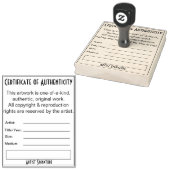 Originele Artiest Authenticiteit Stempel (Gestempeld)