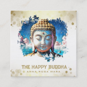 *~* Originele Artsy Buddha QR AP33 QR Logo Vierkante Visitekaartje