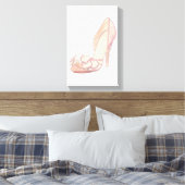 Originele Badgley Mischka schoen illustratie Canvas Afdruk (Insitu (Slaapkamer))