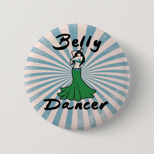 Originele Belly Dance Pop Art Ronde Button 5,7 Cm (Voorkant)