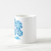 Originele blauwe bloemen koffiemok (Center)