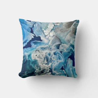 Originele blauwe en groene kunststof kussenhoes kussen
