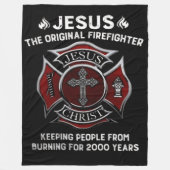 ORIGINELE BRANDSTOF FLEECE DEKEN (Voorkant)