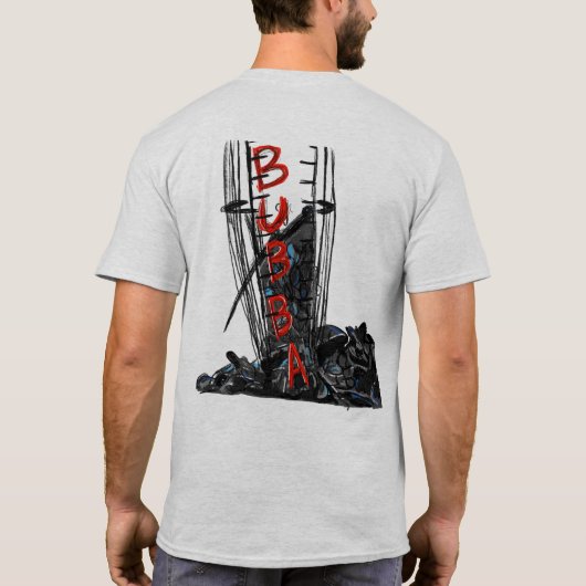 Originele Bubba Grey Oyster Shirt (Achterkant)