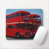 Originele bus van 1954 in Londen "Routemaster" Muismat (Met muis)