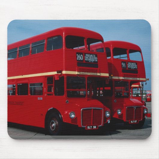 Originele bus van 1954 in Londen "Routemaster" Muismat (Voorkant)