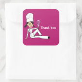 Originele Chef met Whisk Dank u Stickers (Tas)