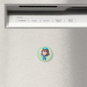 Originele Chibi Nurse 2.0 - Genezende Energie Magneet (Insitu (Vaatwasser))