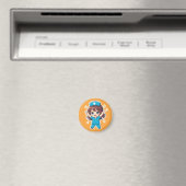 Originele Chibi Nurse 2.0 - Overwinningsgeest Magneet (Insitu (Vaatwasser))